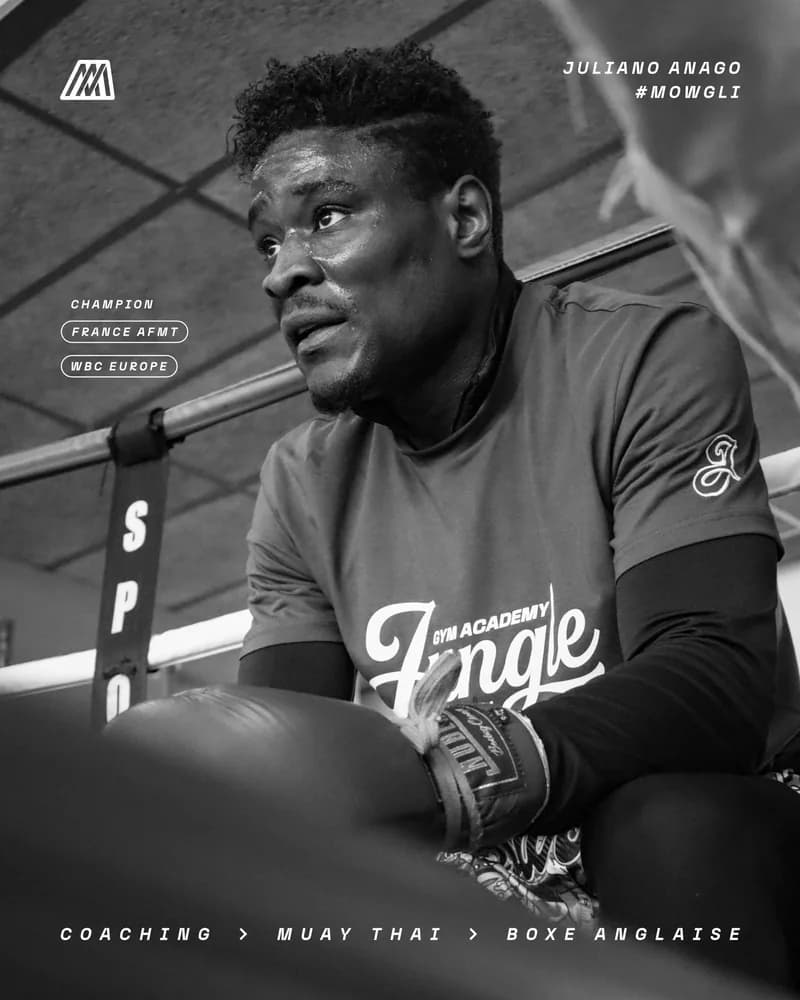 Juliano Anago, head coach champion d'Europe WBC à Jungle Gym Academy Bordeaux